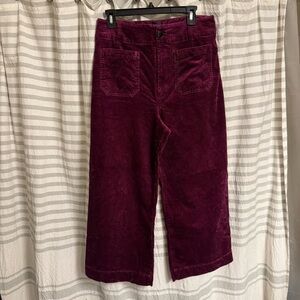 Colette Wide-Leg Pants in Berry